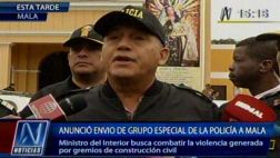 "Dirigentes de construcción civil no podrán portar armas"
