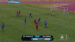 San Simón igualó 1-1 de visita contra Sport Huancayo