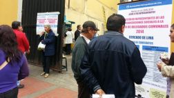 Cercado: vecinos votan para elegir a 7 delegados comunales