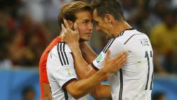 Klose reveló qué dijo a Götze cuando lo reemplazó en la final