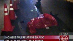 Hombre murió por no usar puente peatonal en Panamericana Norte