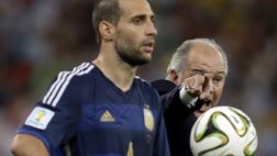 Zabaleta enfureció con periodista que preguntó sobre gol alemán