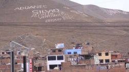 Candidatos ya empezaron a "decorar" los cerros con sus pintas