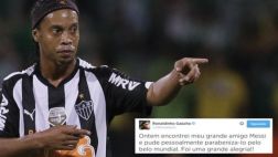 Ronaldinho a Messi: "Felicitaciones por el hermoso Mundial"
