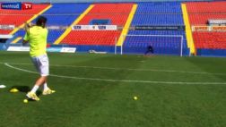 Keylor Navas y su genial habilidad para atajar pelotas de tenis