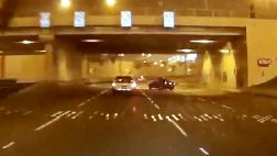 VIDEO: este chofer imprudente casi se mata en la Javier Prado
