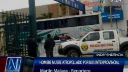 Hombre murió arrollado por bus en terminal Plaza Norte