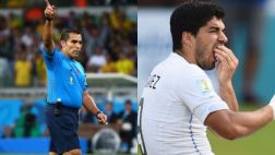 Árbitro que no vio mordida de Suárez a Chiellini se retira