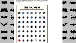 Batman y su evolución en 75 años en un solo afiche