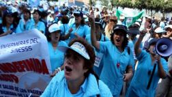 Enfermeras en huelga denunciadas por delito contra la vida