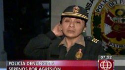 Policía denunció haber sido golpeada por serenos de Lima