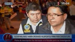 Kléver Meléndez implicado en falsificación de firmas