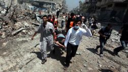 Así quedó Shahaiya, el barrio de Gaza devastado por Israel