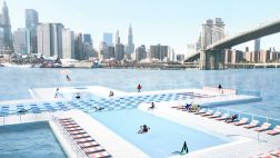 Piscina 'flotante' sería un nuevo espacio público de Nueva York