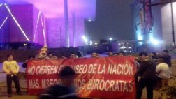 Cierre de sala del Museo de la Nación generó protesta