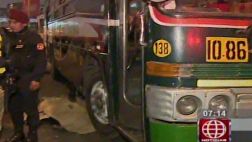 Un bus arrolló y mató a un joven en Santa Anita