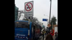 Un paradero indeciso en la Av. Arequipa