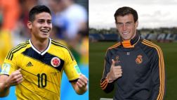 Gareth Bale le da la bienvenida a James Rodríguez vía Twitter