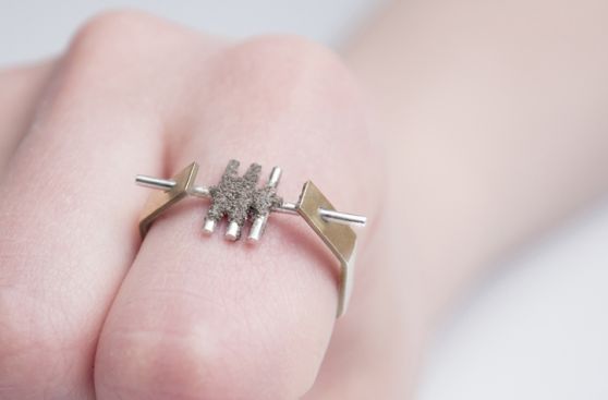 El polvo tiene un nuevo uso en estas piezas de joyería