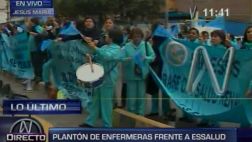 Enfermeras de Essalud niegan que su huelga sea ilegal