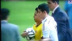 James y el gran gesto que tuvo con un hincha en el Bernabéu