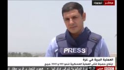 Agreden a periodista mientras informaba en vivo sobre Gaza