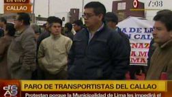 Paro de transportistas del Callao afecta a cientos de pasajeros