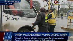 Buses de Orión intentaron ingresar al corredor Tacna-Arequipa
