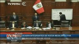 Habrá segunda vuelta: Bedoya obtuvo 55 votos y Solórzano 53