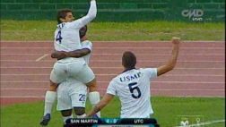San Martín goleó 4-0 a UTC con triplete de colombiano Perea