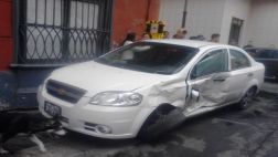 Embarazada resultó herida tras choque en el centro de Lima