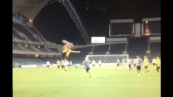 Mira la gran patada voladora de Ibrahimovic para hacer un gol
