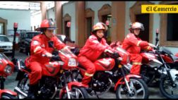 Bomberos: Motos reducen en un 80% el tiempo de llegada