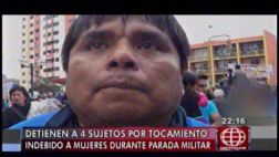 Parada Militar: 3 detenidos por realizar tocamientos indebidos