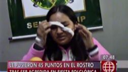 Desfiguran con una botella rota a una joven en Collique