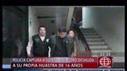 Sujeto fue capturado luego de grabar desnuda a hijastra de 16