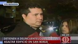 Detienen a banda por robar válvulas de cobre en San Borja