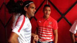 Radamel Falcao y Alexis Sánchez se reencontraron en Londres