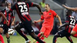 Barcelona de Luis Enrique igualó 1-1 ante el Niza de Francia