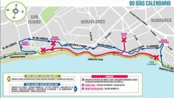 Costa Verde: estos serán los desvíos desde el próximo jueves