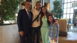 Keylor Navas llegó a Madrid junto a su familia