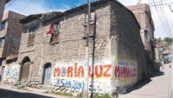 Pintan fachada de casona histórica con propaganda electoral