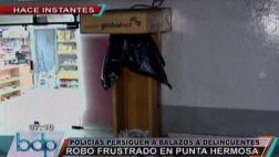 Con balacera frustran robo de cajero en Punta Hermosa