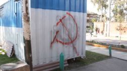 Aparecen pintas de Sendero a una cuadra de plaza de Huamanga