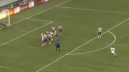 Mario Balotelli anotó golazo de tiro libre en partido amistoso