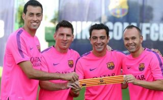 Xavi, Iniesta, Messi y Busquets serán capitanes del Barcelona