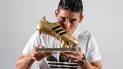 James Rodríguez recibe la Bota de Oro del Mundial Brasil 2014