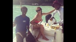 Irina Shayk, la novia de Cristiano, disfruta comiendo ceviche
