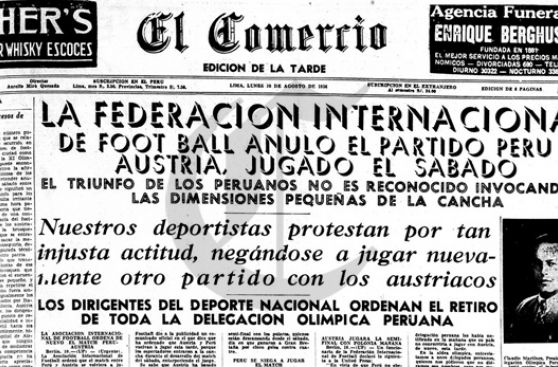 Así ocurrió: En 1936 FIFA anula partido que ganó Perú a Austria