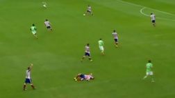Jugador del Atlético perdió el conocimiento en partido amistoso
